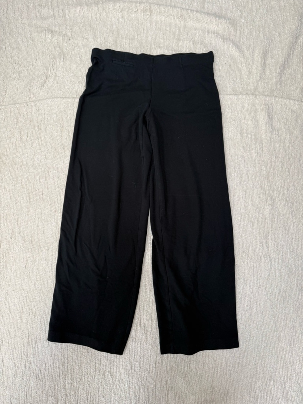 J. Jill Ponte Wide Leg Pants Size Medium Black READ